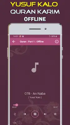 Yusuf Kalo - Quran Offline android App screenshot 3